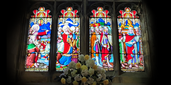 Stained glass window