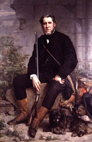 John Bowes: A portrait from the 19th century.