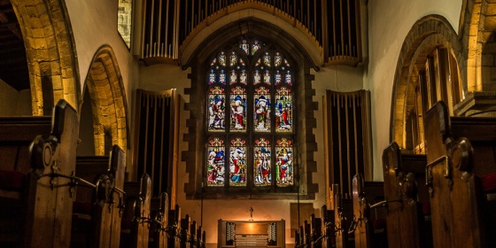 Stained Glass windows St. Mary's Barnard Castle